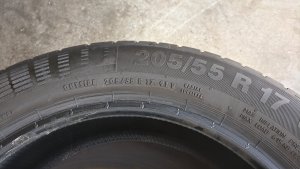 4 x Continental Ecocontact 5 Sommerreifen 17 Zoll 205/55 R17 91 V