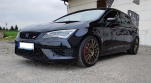 Verkaufe meinen Seat Leon Cupra 280 in schwarz met., 60059km mit 455PS 553NM ^^