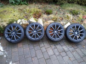 18 Zoll Winterräder - Brock B32 Alufelgen mit 225/40/18 Continental Winterreifen