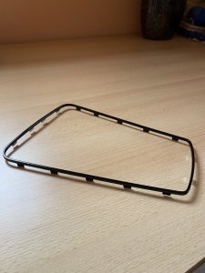 Blende Mittelkonsole schwarz glanz