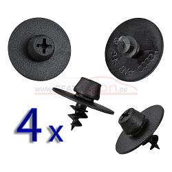 Fußmatten Clipsatz Rundloch-Boden