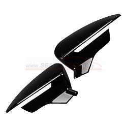 Spiegelkappen 5F Set schwarz 1