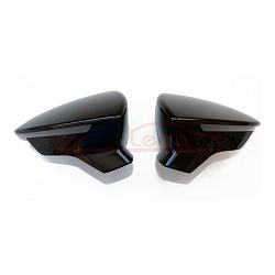 Spiegelkappen 5F Set schwarz 2