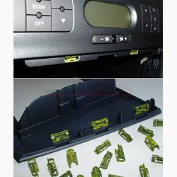 Radioblende Halteklammern (9tlg.)