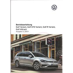 Betriebsanleitung VW Golf 7 Variant